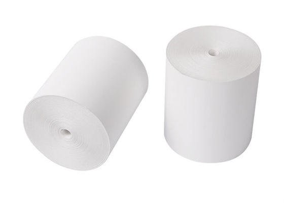 Lõi nhựa 3 inch Bột gỗ nguyên chất 57mm X 40mm Cuộn giấy in nhiệt